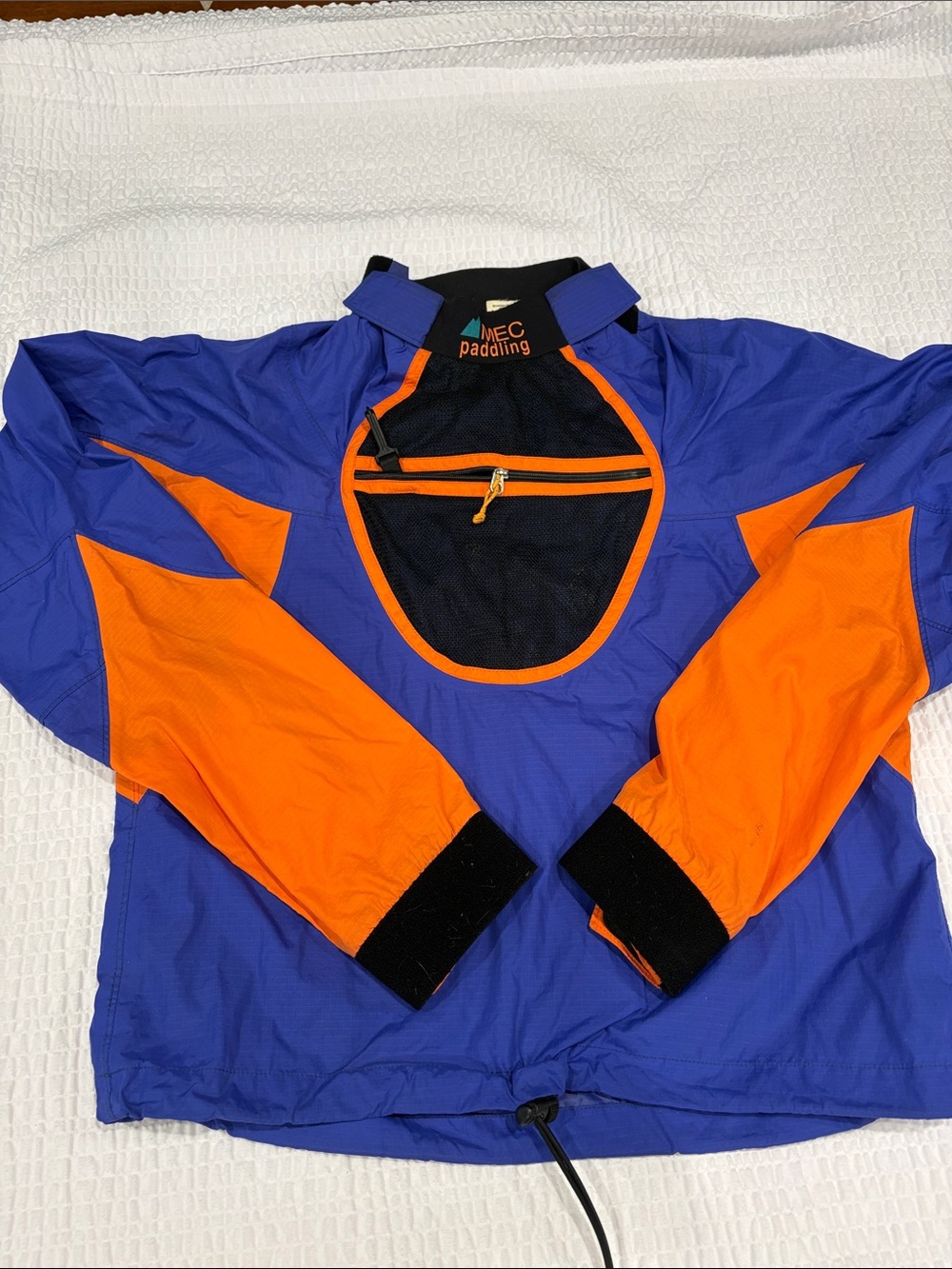 MEC Men’s Blue & Orange Paddling Jacket
Size M